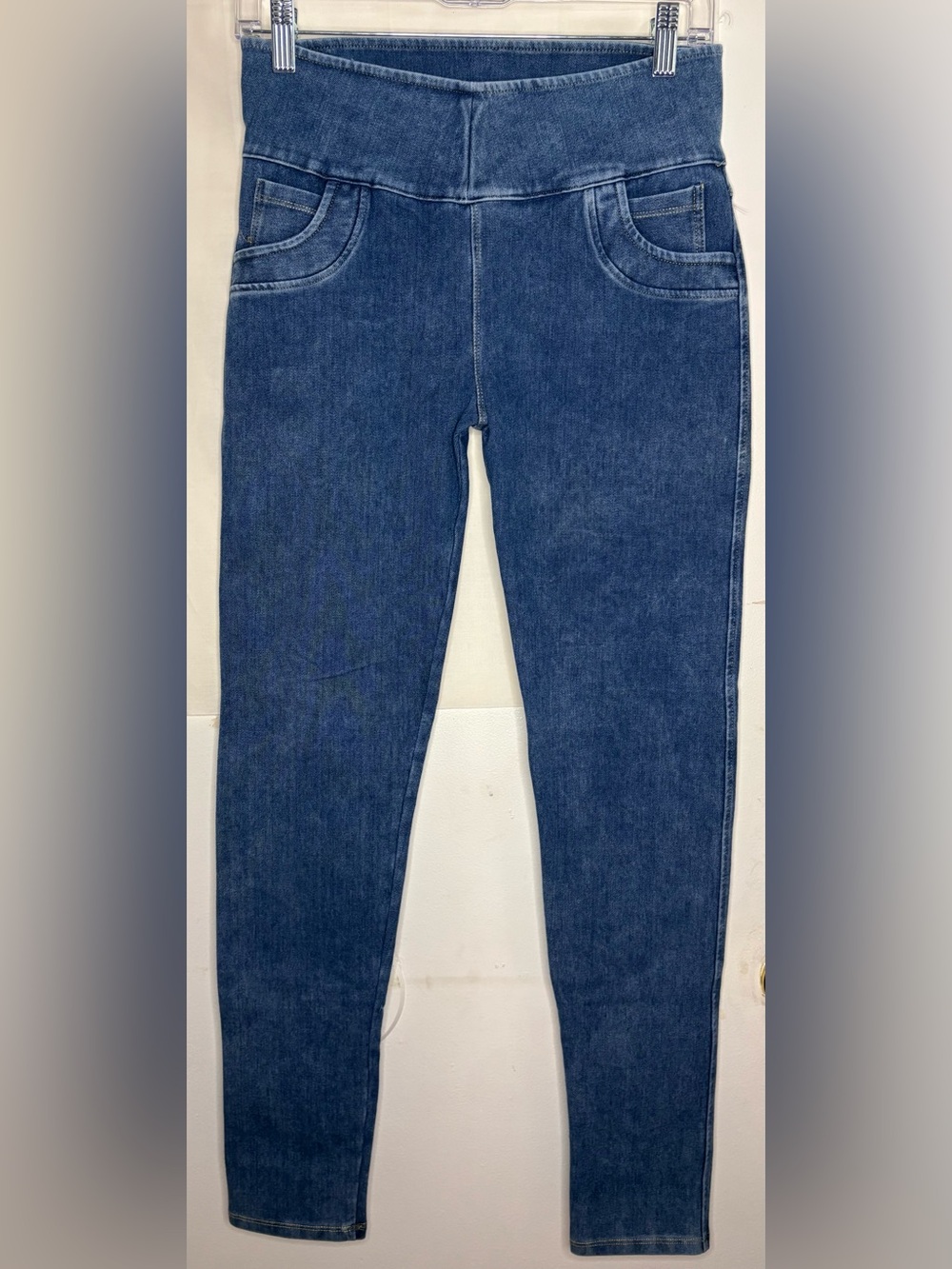 Renzo & Camila High-Rise Blue Women's Jeggings - Stretch Denim
